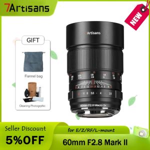 7artisans 60mm F2.8 2X Magnification Macro Full-Frame Manual Focus Prime Lens for Canon RF Sony E Nikon Z