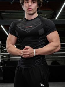JSGJ | Mens Quick Dry Stretch T-shirt Fitness Wear