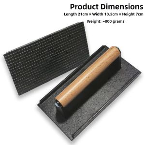 XUNHUAI | Steak Burger Patty Presser Cast Iron