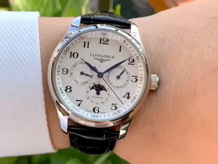 Longines Watches Masterpiece Six Hands Moonphase Watch Introduces Simplicity and Elegance Lazada PH