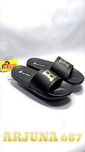 Sandal Selop Hush Puppies /  Sandal Slop Pria Wanita / Sandal Flip Flop Free Paperbag / ARJUNA 687