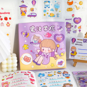 Waterproof Adhesive Cute Girl Stickers 100 Pieces
