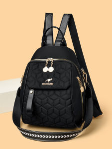 กระเป๋าเป้สะพายหลังผ้าอ็อกซ์ฟอร์ดกันน้ำ ความจุขนาดใหญ่ กระเป๋าเป้สะพายหลังสำหรับเดินทาง กระเป๋าสะพายไหล่สำหรับผู้หญิง กระเป๋าสะพายไหล่แฟชั่น กระเป๋าสะพายไหล่แบบลำลอง