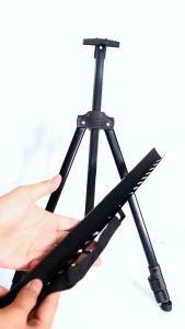1.6M Thick Easel Stand Folding Telescopic Adjustable Painting Display Stand for Art Supplies With Free Bag