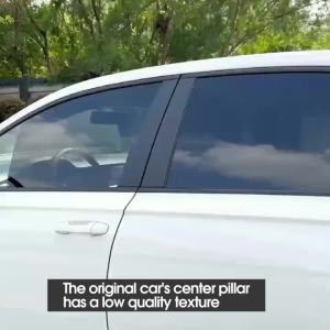 For Chevrolet Captiva 2006-2018 2007 2008 2009 2010 2011 Carbon Fiber Window Door Column Deal B C Pillar Post Cover Trim Sticker