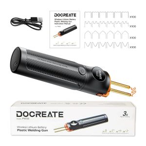 Máy Hàn Nhựa PW35 Sạc USB Pin 4000mAh 4 Loại Kẹp Dùng Cho Sửa Chữa Cản Xe Hơi Kayak & Dụng Cụ Sửa Chữa Nhựa