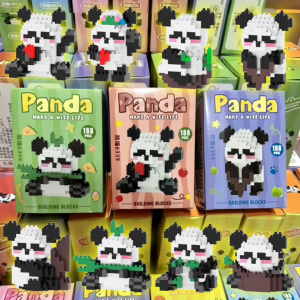GYN Mainan Anak Balok Susun DIY Mini Panda Cute Nano Block/ Bricks Mini Building/ Toy Puzzle Edukasi
