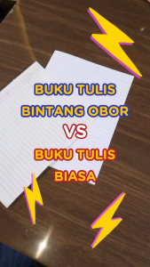 PROMO MURAH GROSIR Buku Tulis Bintang Obor / Sinar Dunia / SIDU & KIKY 38 Lembar - Perpack