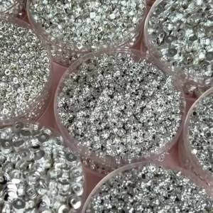 25Pcs/lot Multiple Shapes Alloy Silver Color Metal Beads Loose Spacer Beads For Jewelry Making DIY Bracelets Nekclace Supplies