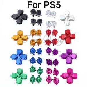 1 Bộ Nút Bấm Kim Loại Nhôm & Phím D-Pad Định Hướng Cho Bộ Điều Khiển PS5 - Bộ Phụ Kiện Chơi Game Hành Động