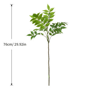 Cành Cây Ficus Nhân Tạo Lớn 76-140cm Lá Cọ Nhựa Giả Sơn Mài Màu Xanh Cây Ficus Giả Cao Dùng Trang Trí Nhà Cửa Vườn.