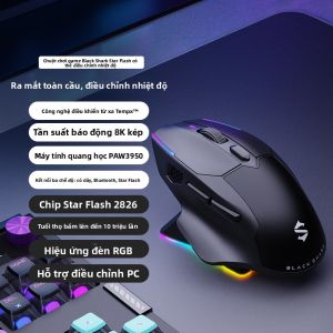 Black Shark | StarFlash Cold & Warm Gaming Mouse Adjustable Thermal Wireless Gaming Mouse 3-Mode Dual 8K