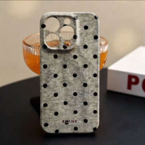Grey Cherry Bows For iPhone 17 16 15 14 13 Pro Max Air 17e Hard tpu Bumper Cover Coque Case Blank