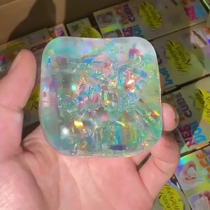 Schylling | Needoh Holographic Ribbon Squishy Toy Squeeze Sensory Colorful Knead Stretch Anxiety Relief ADHD Fidget Leisure Adult Gift