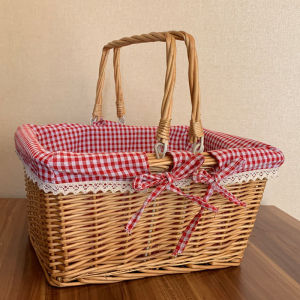 Willow Weaving Storage Shopping Basket