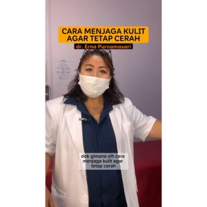 er-1 by dr. Erna Pure Bright Sunscreen with Advanced Niacinamide + SPF + Panthenol - Day Cream + UV Matahari Whitening Dark Spot Skincare - Pelembab