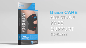 Đai hỗ trợ bảo vệ cố định đầu gối thành phần có sợi than tre cao cấp Grace Care KB222