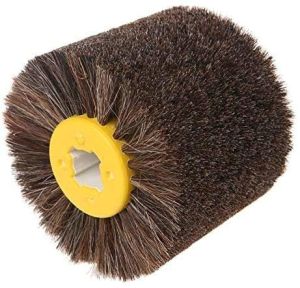 Horsehair Polishing Wheel Surface Conditioning Tool 4.7 X 4 Buffing Wheel Drawing Polishing Burnishing Finishing Wheel
