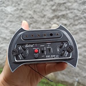 Belcat Wireless Preamp Gitar Akustik Piezo dan Mic bisa si Blend