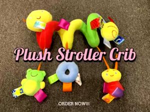 Ready Stock Stroller Toys Baby Infant Spiral Plush Stroller Crib Hanging Bell Bed Play Toy Doll Rattles Hanging Toys