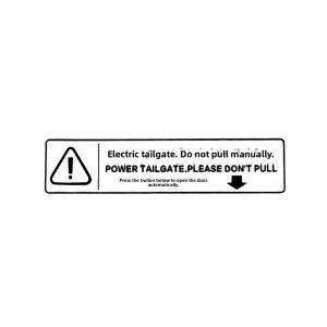 CAIFANG | Toyota Specific Tailgate Reminder Sticker
