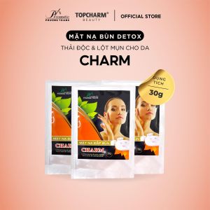 Mặt Nạ Bùn TOPCHARM Chiết Xuất Thảo Mộc Nguyên Chất Tạm Biệt Mụn Thải Độc Da Nuôi Dưỡng Làn Da Sáng Khoẻ 30g