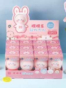 Stress Relief Plush Toys Slow Rebound TPR New Unique Cartoon Childrens Toy Dress-Up Rabbit Squeezable Toy for Kids