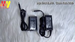 Sạc laptop Dell Oval 19.5V 2.31A 45W chân kim nhỏ - XPS 13 NEW . BH 1 đổi 1