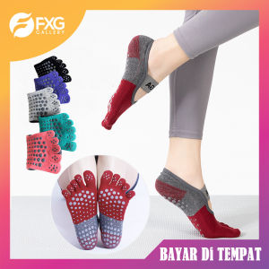 FXG Kaos Kaki Yoga Pilates Senam Socks Anti Slip 5 Jari Premium KK03