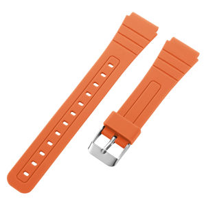 18mm Silicone for Casio F91W F105/108/A158 Watch Band Replace Sport Strap Men Women Bracelet Electronic Wrist Belt Waterproof