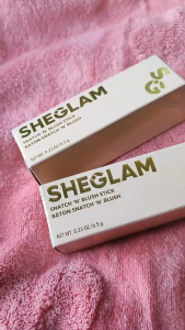 SHEGLAM Snatch n Blush Stick- Cream Blush Waterproof Long Lasting High Pigment Non-Fading Non-Greasy Glowing Lasting Women Beauty Makeup Black Friday Party Face Blusher Makeup Pen Cosmetics