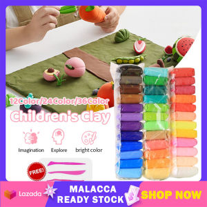 12/24/36 Colors Childrens Super Light Clay Set DIY Handmade Air Dry Clay Non-toxic And Odorless playdough Kids Art Craft gift toys