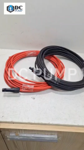 สายไฟ PV1-F 1x4 sq.mm ชุด 10 เมตร (สีแดง 5m / สีดำ 5m) เข้าหัว MC4 พร้อมใช้งานสำหรับต่อเข้ากับแผงโซล่าเซลล์
