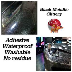 Black metallic black galaxy black glittery black shimmering