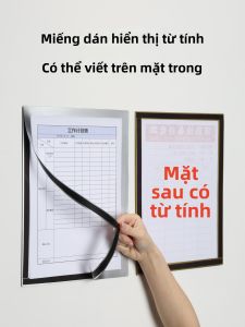 QINLEYI | Bảng Treo Tường Từ Cho Tệp A4 A3 Ảnh và Poster