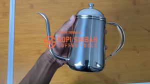 Kettle Goose Neck 650 ml Stainless Steel Teko Kopi Leher Angsa Pour Over Coffee Ketel V60 Manual Brew