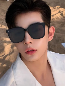 Sunglasses Mens K-style Trendy Trendy Star Same Sunglasses Mens Handsome Online Influencer Disco Dancing Glasses Cool Female UV Protection