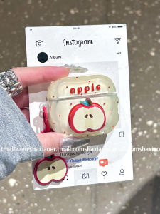 Yellow Semi-Transparent Polka Dot Protective Case for Airpods pro 2 Wireless Bluetooth Earphone Cover Compatible with Airpods 1/2 Womens Fun Shell Protection