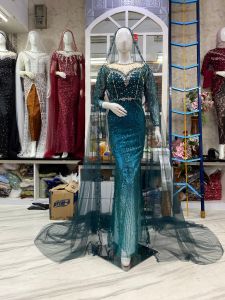 Gaun Pengantin Slim Dress Wanita / Slim Dress Pengantin / Slim Dress Payet.