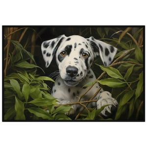 Tranh treo tường tranh dán tường con đốm trong bụi cây tranh decor tranh in canvas sơn dầu. CGI-153