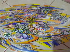 STRIPING TRANSPARAN+HOLOGRAM VIXION OLD SILUMAN SUPERKILAP