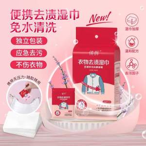CLOTHING STAIN REMOVAL WIPES 衣物去渍湿巾