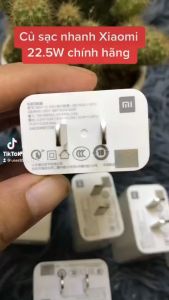 củ sạc cóc sạc nhanh Xiaomi 22.5w hàng chính hãng