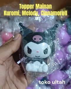 Topper Cake Mainan Kuromi Melody Cinnamoroll Hello Kitty Lotso Hiasan / Dekorasi Kue Ulangtahun