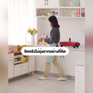 ตู้ครัว 120cm ทำจากไม้ วางไมโครเวฟ ตู้เก็บชาม, ตู้เก็บของ, ตู้เก็บของเครื่องครัว, ตู้เก็บชุดชา, เคาน์เตอร์ห้องครัว, ทำจากไม้, อเนกประสงค์, ชั้นวางในครัว