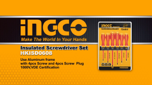 INGCO 6PCS INSULATED SCREWDRIVER SET | SL & PH | HKISD0608