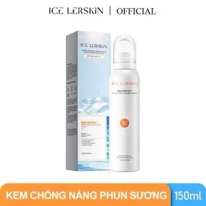 Xịt chống nắng ICE LERSKIN 150ml SPF50+ PA++++  đa tác dụng chống nắng dưỡng trắng da kháng nước và không nhờn rít.