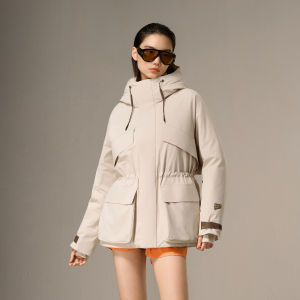 Guvet | Waist-Cinching Womens Winter Goose Down Jacket