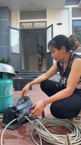 MÁY RỬA XE GIA ĐÌNH LÕI ĐỒNG BT8 CÔNG SUẤT 3200W - HÀNG CHUẨN CÔNG TY CÓ CHỐNG GIẠT NGOÀI MÁY