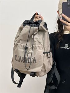 กระเป๋าเป้สะพายหลังสำหรับเดินป่ากลางแจ้งสำหรับนักเรียนชายและหญิง น้ำหนักเบา ทนทานต่อการรั่วไหล กระเป๋าใส่หนังสือแบบลำลองสำหรับเดินทาง